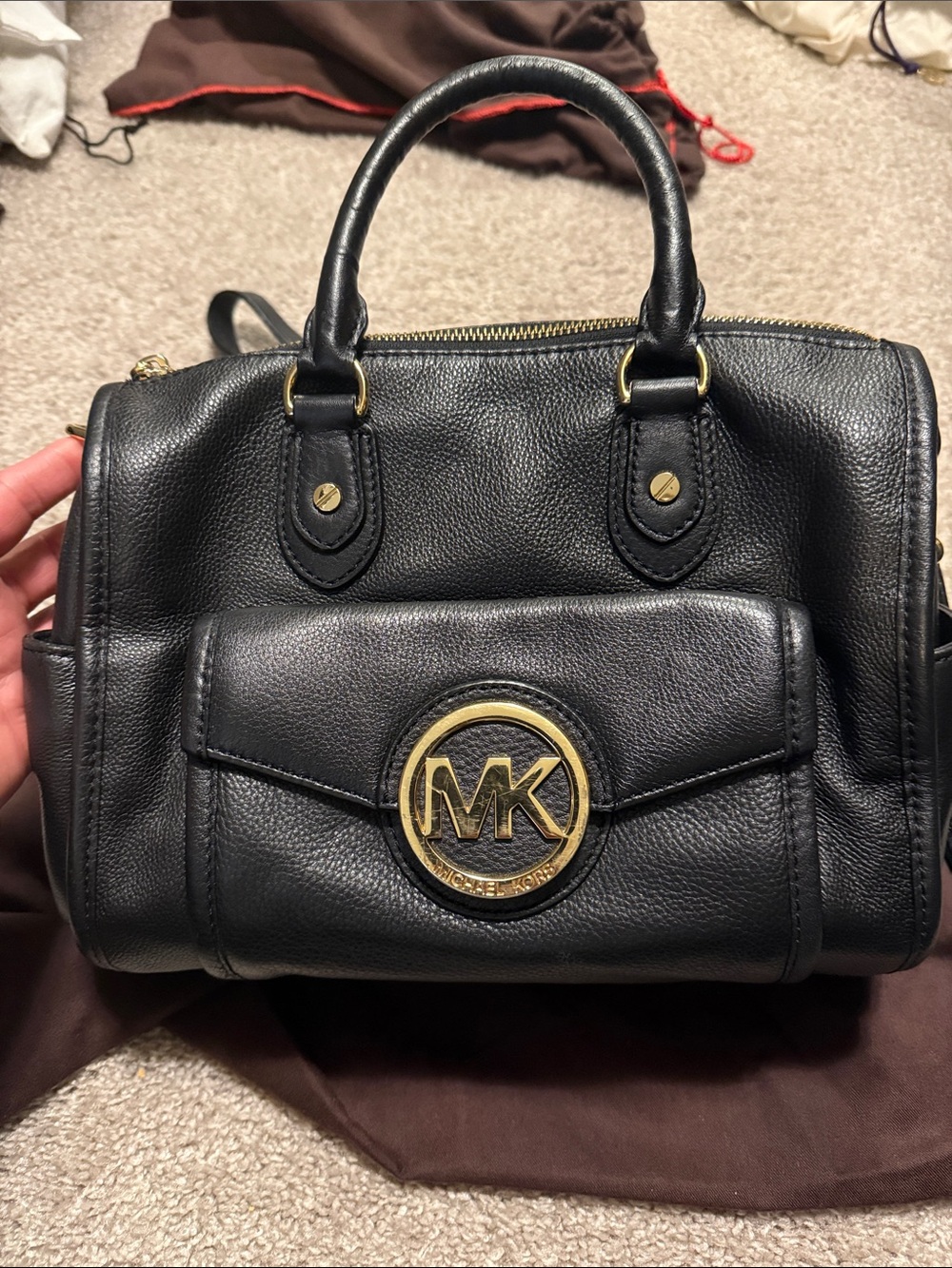 Black Michael Kors crossbody